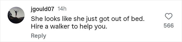 Comment on social media criticizing Kim Kardashian's runway walk with mention of constipated and Paris Fashion Week 2025. Comment on social media criticizing Kim Kardashian's runway walk with mention of constipated and Paris Fashion Week 2025.