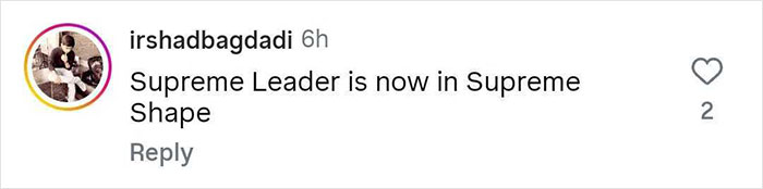 Comment reading Supreme Leader is now in Supreme Shape, discussing Sacha Baron Cohen&rsquo;s ripped transformation after divorce.