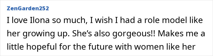 Fan praising Ilona Maher&rsquo;s inspiring response and expressing admiration for her as a role model and gorgeous woman.