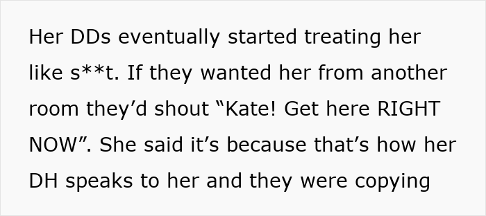 Text excerpt discussing emotional abuse in marriage and the impact on family dynamics related to cutting off a friend.