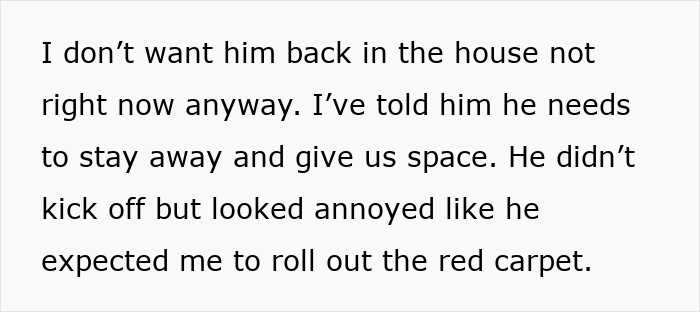 Guy Disappears On Family Right After NYE, Reappears Months Later, Expecting Wife To Welcome Him Back