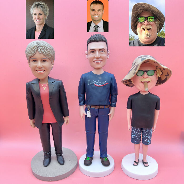 We Turn People’s Photos Into Custom Bobbleheads, And Some Of These Results Are Hilariously Adorable