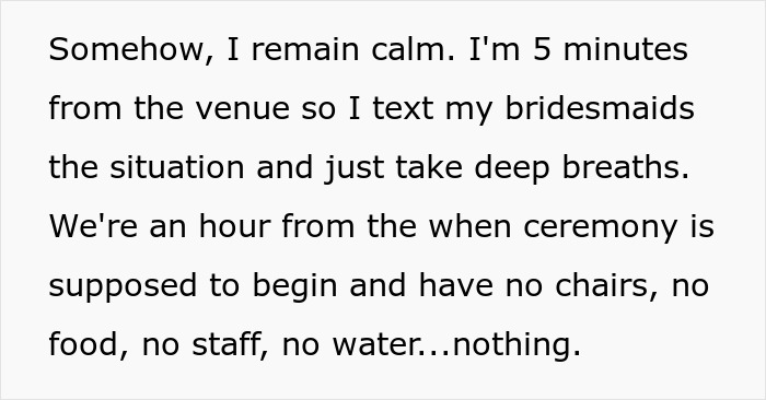 Bride Baffled After Catering Company&rsquo;s Mistake Nearly Ruins Her Wedding, They Offer 50% Refund