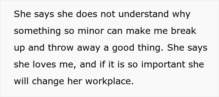 Text discussing a man publicly demoted to friend by his girlfriend and his upgrade to a flirty bachelor lifestyle.