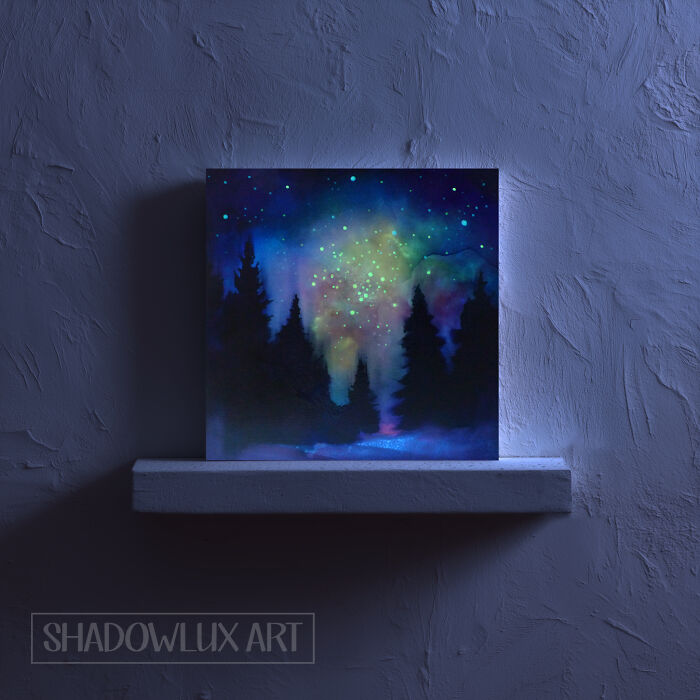Glow In The Dark Starry Night Sky Paintings