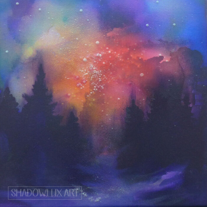 Glow In The Dark Starry Night Sky Paintings