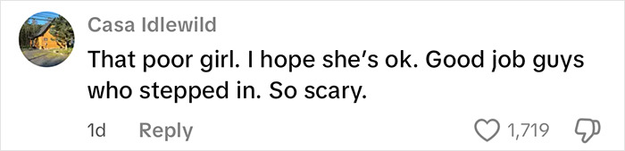 Comment praising men who deliver vigilante justice after brute attacked woman on subway platform in viral video