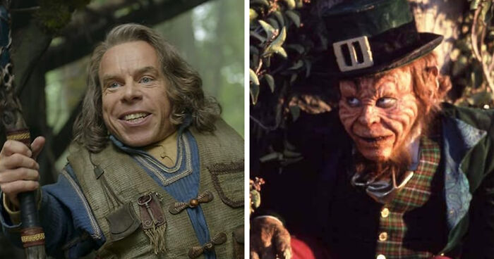 Side-by-side images of the same actor in different costumes highlighting a mind-blowing realization about their roles. - 11