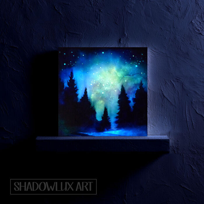 Glow In The Dark Starry Night Sky Paintings