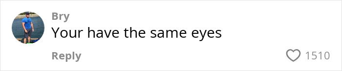 Comment on social media post saying user has the same eyes, highlighting 29-year-old student descendant of last King of Mongolia.