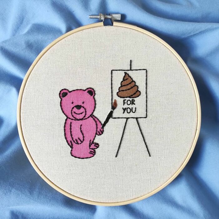 We Hand-Embroidered 20 Animals With A Mix Of Cute And Bold Vibes