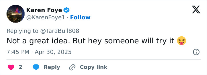 Tweet by Karen Foye warning about the trendy freeze branding tattoo alternative that puts people at risk. Tweet by Karen Foye warning about the trendy freeze branding tattoo alternative that puts people at risk.