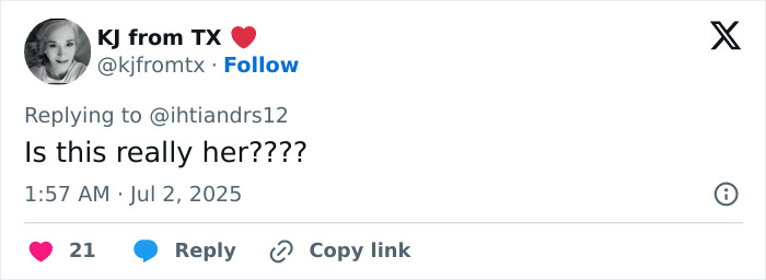 Social media user questioning drastic weight loss and scary thin look, raising concern about Ozempic use. Social media user questioning drastic weight loss and scary thin look, raising concern about Ozempic use.