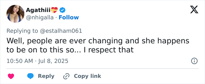 Screenshot of a tweet discussing JoJo Siwa&rsquo;s trad wife transformation in the context of straight pop genre debate.