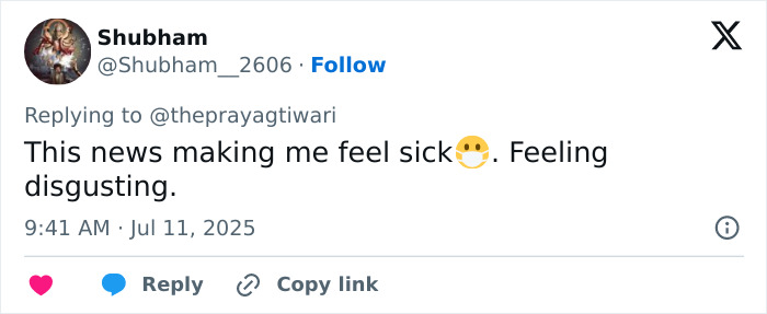 Tweet expressing outrage and feeling sick about the fatal shooting of a 25-year-old tennis pro by her father. Tweet expressing outrage and feeling sick about the fatal shooting of a 25-year-old tennis pro by her father.