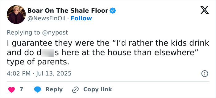 Screenshot of a tweet discussing OnlyFans star, 21, and her parents helping fund her adult career.