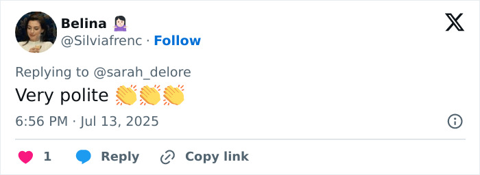 Tweet showing user praising Matthew McConaughey hailed as gentleman for his gesture to British royalty at Wimbledon final.