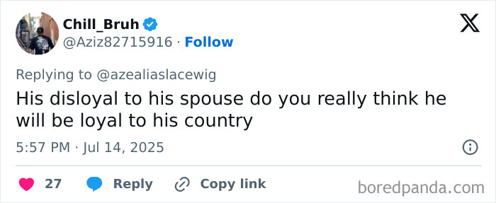 Screenshot of a Twitter reply highlighting disloyalty accusations related to Conor McGregor's leaked x-rated pic controversy.