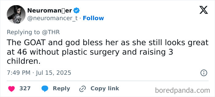 Screenshot of a tweet defending Jennifer Love Hewitt against body shaming after I Know What You Did Last Summer premiere.