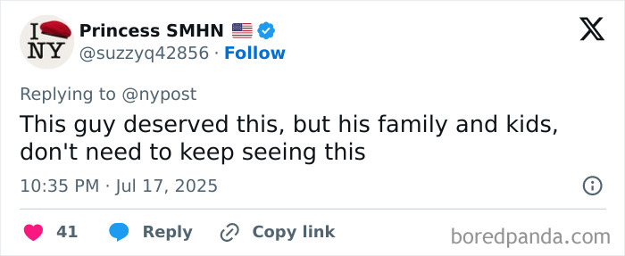 Screenshot of a tweet reacting to toxic CEO&rsquo;s Coldplay kiss cam drama, highlighting ex-employee staff feelings.