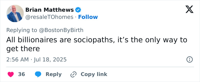 Screenshot of a tweet discussing a sociopath CEO and sharing a violent school story after a Coldplay concert cheating scandal.