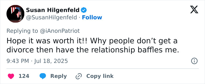 Screenshot of a tweet replying about the Astronomer CEO Andy Byron kiss cam incident at Coldplay show controversy.