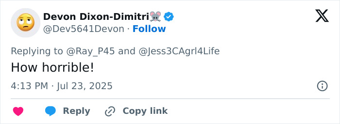 Tweet by user Devon Dixon-Dimitri expressing shock over horrifying footage capturing trafficking victim being dragged to captivity. Tweet by user Devon Dixon-Dimitri expressing shock over horrifying footage capturing trafficking victim being dragged to captivity.
