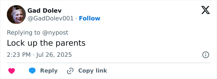 Screenshot of a social media comment discussing parents in the context of a model pushed to transition and detransition. - 9