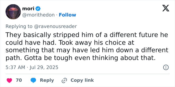 Screenshot of a tweet discussing a 17-year-old athlete’s struggles with Ivy League scholarships and delayed parental disclosure. - 33