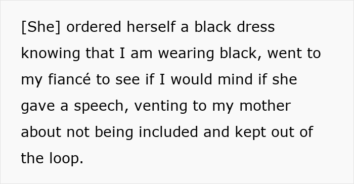 Fiancé’s female friend demands speech, matching dress, and best man role, causing bride to consider cutting ties. - 4