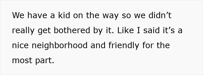 Text with pregnant lady catching neighbor lurking around her house, highlighting a weird and concerning situation. - 4