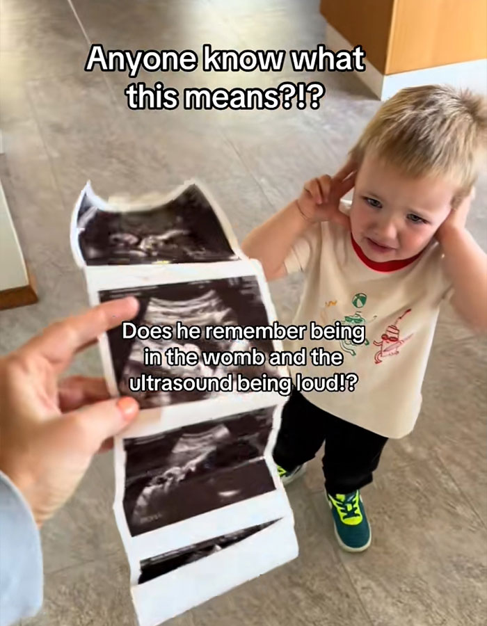 "Horror Movies Start Like This": Mom Stunned As 2YO Son Complains Ultrasound Photo Is &ldquo;Too Loud&rdquo;