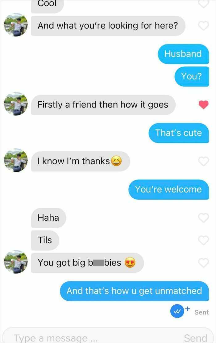 Online dating messages showing challenges and humor of finding love online, including flirtation and unmatched responses.