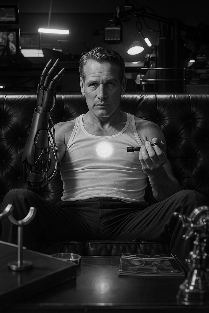 Paul Newman As Iron Man