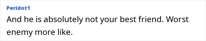 Comment on a forum post expressing distrust, related to a woman discovering her husband texted his mother about lies.