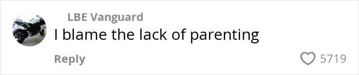 Comment on social media expressing frustration about literacy crisis, blaming lack of parenting amid concerned US teachers warnings.