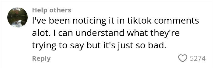 ALT text: Concerned US teachers expressing worry about the literacy crisis in a social media comment with high engagement.