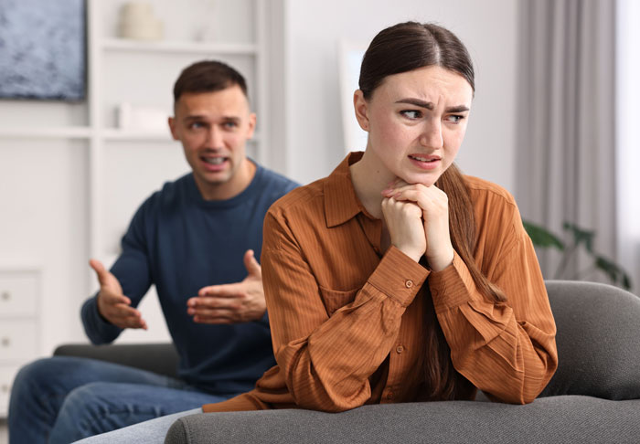 Husband feeling sick and upset while arguing with his wife, reacting to their son's name and its meaning. - 13