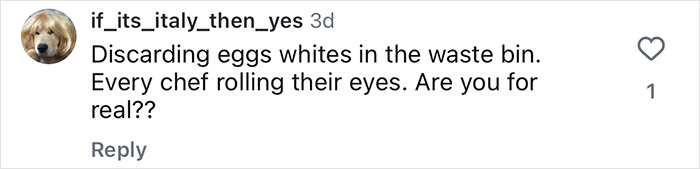 Comment about discarding egg whites in waste bin, highlighting fans horrified by Gwyneth Paltrow&rsquo;s trash-handling skills.