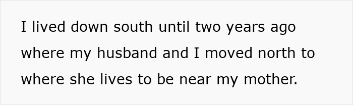 Text excerpt from story about a 23-year-old making a rude comment about mom’s friend causing lasting tension. - 5