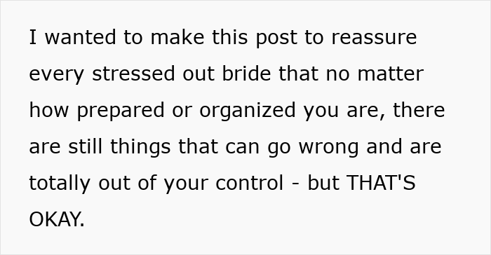 Bride Baffled After Catering Company&rsquo;s Mistake Nearly Ruins Her Wedding, They Offer 50% Refund