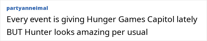 Comment discussing Hunter’s amazing look at a recent event, referencing viral celebrity looks from Paris Fashion Week 2025. Comment discussing Hunter’s amazing look at a recent event, referencing viral celebrity looks from Paris Fashion Week 2025.