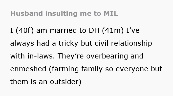 Text message conversation showing husband texting his mother insulting his wife in a hidden family conflict.