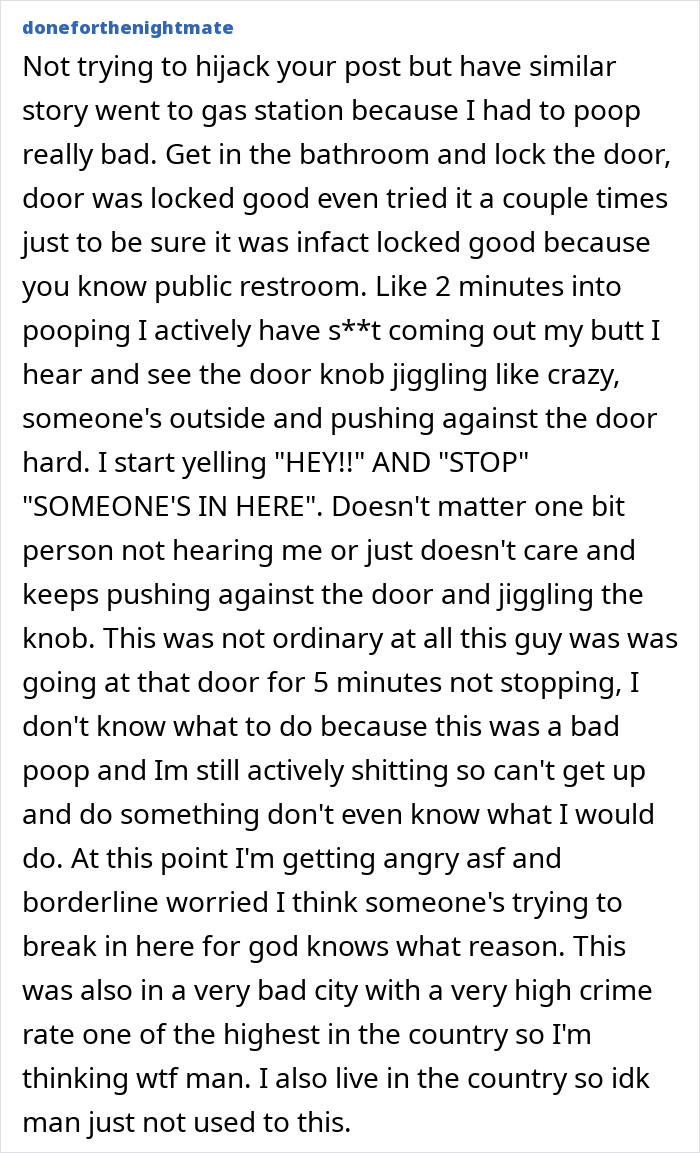 Text post describing a personal story unrelated to boomers, barbershop, or arrest incident keywords. Text post describing a personal story unrelated to boomers, barbershop, or arrest incident keywords.