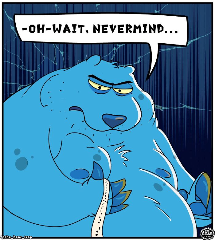 Cartoon animals in a hilarious comic strip illustrating real-life struggles with humor and relatable situations.