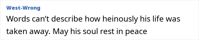 Comment expressing sorrow over the loss of an NYPD cop who gave his life protecting others.
