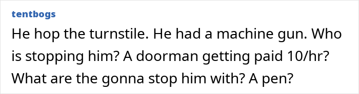 Chilling note found with man linked to Manhattan massacre questions ability to stop attacker with a pen versus machine gun. - 27