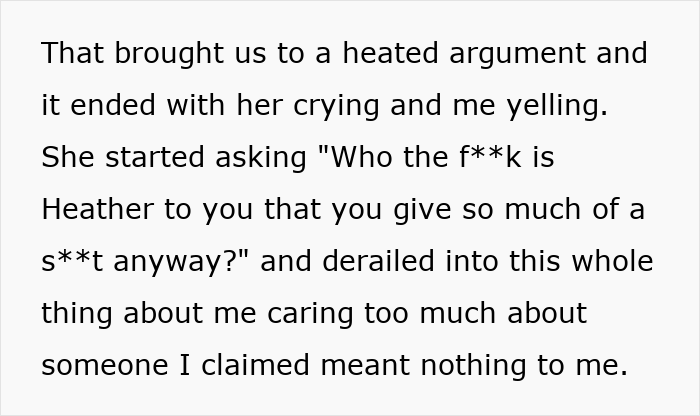 Text excerpt from a heated argument showing a jealous wife spying on her husband’s work relationships.