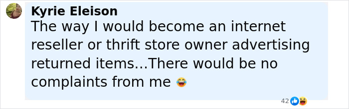 Comment from Kyrie Eleison about starting an internet reseller or thrift store business with returned items after mistaken Amazon deliveries. Comment from Kyrie Eleison about starting an internet reseller or thrift store business with returned items after mistaken Amazon deliveries.