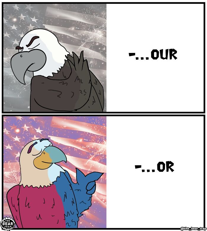 Cartoon comic featuring animals highlighting real-life struggles with wages and tipping for servers.